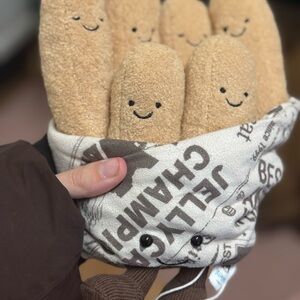 Jellycat WE ARE COSY CHIPS, London Exclusive, Cosy Chips Jellycat